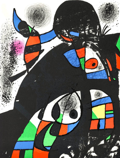 Joan Mir, Composition (Cramer 202; Mourlot 1080), San Lazzaro Et Ses Amis, Xxe Sicle, Lithograph