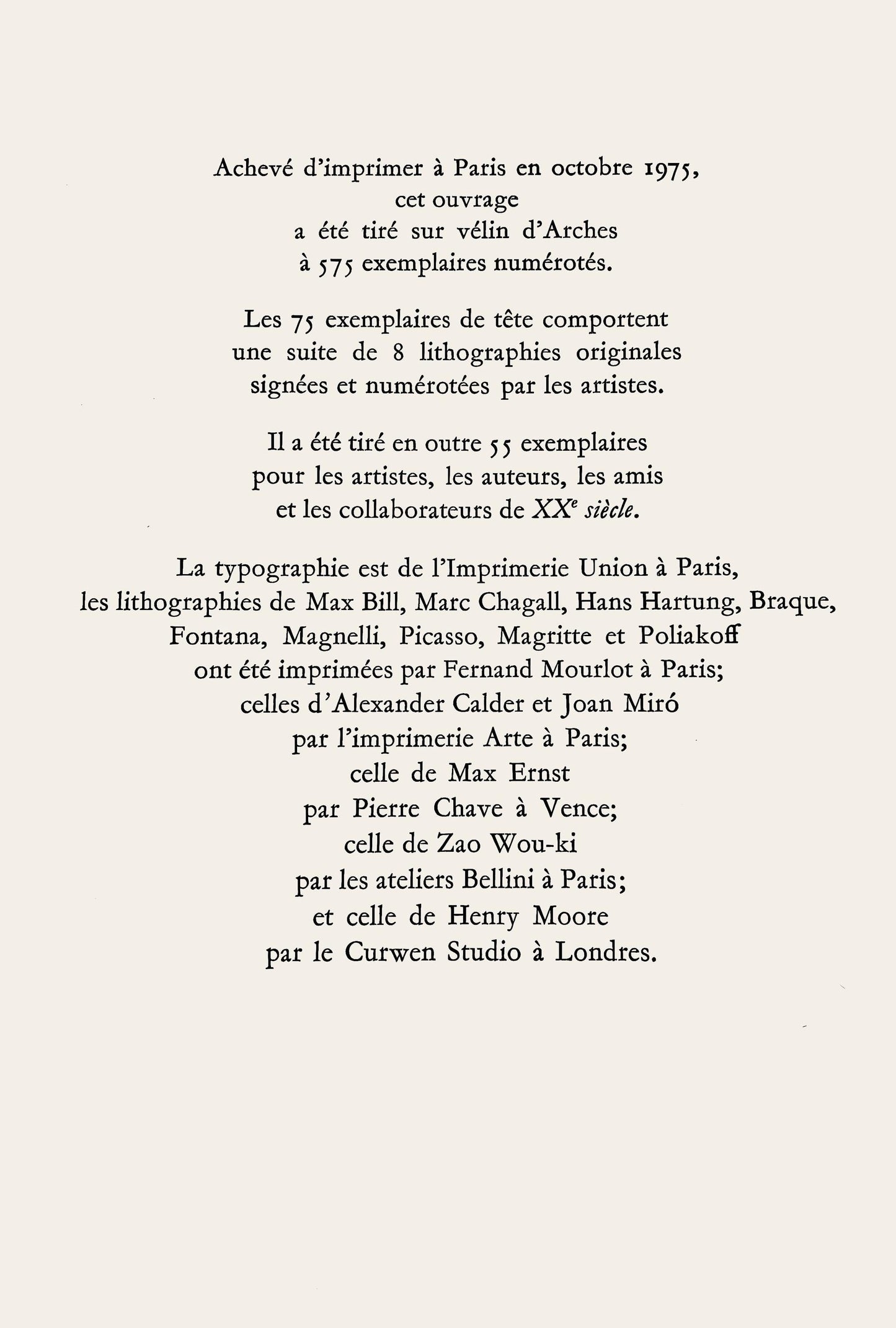 Joan Mir, Composition (Cramer 202; Mourlot 1080), San Lazzaro Et Ses Amis, Xxe Sicle, Lithograph