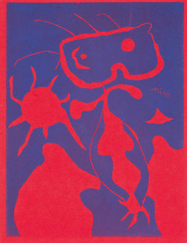 Joan Mir, Femme (Benhoura 397; Cramer 6; Dupin 40; Mourlot 196), Socit Internationale D'Art Xxe