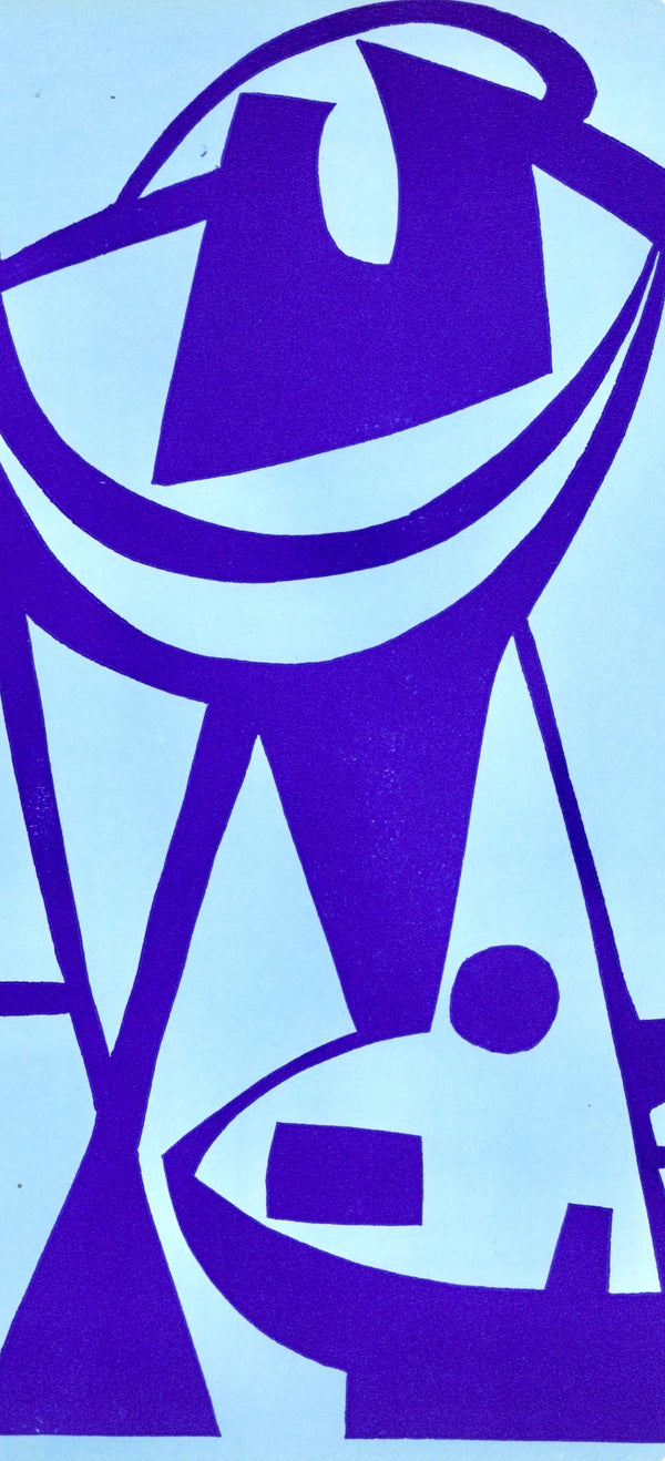 Socit internationale d'art XXe sicle composition jean linocut