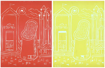 Giorgio De Chirico, Cabina Misteriosa, Socit Internationale D'Art Xxe Sicle, Linocuts
