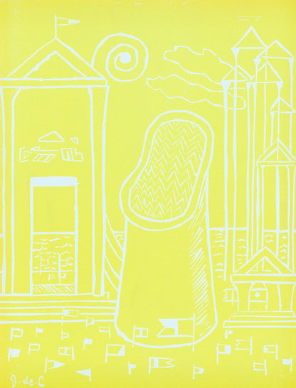 Giorgio De Chirico, Cabina Misteriosa, Socit Internationale D'Art Xxe Sicle, Linocuts