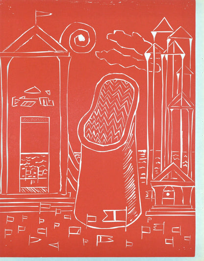 Giorgio De Chirico, Cabina Misteriosa, Socit Internationale D'Art Xxe Sicle, Linocuts