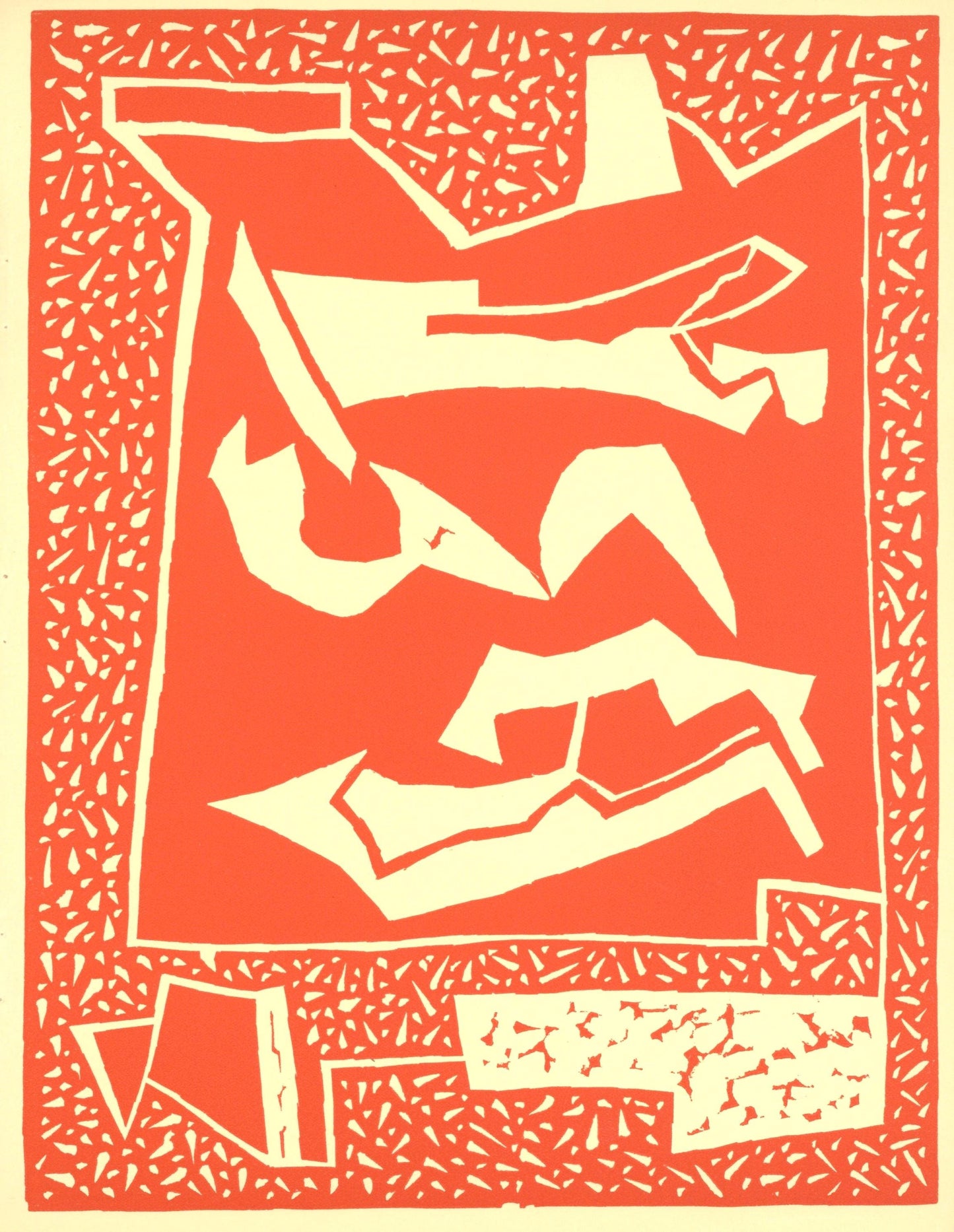 Alberto Magnelli, Composition 66 (Abadie 66), Socit Internationale D'Art Xxe Sicle, Linocut