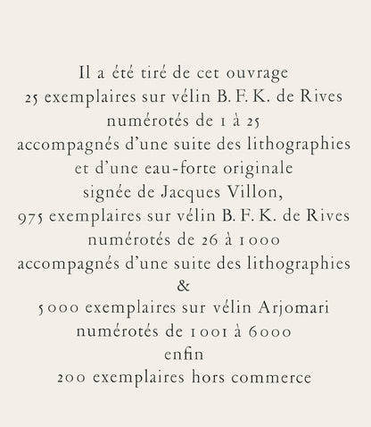 Jean Lurat, Composition, Lettre Mon Peintre Raoul Dufy, Lithograph