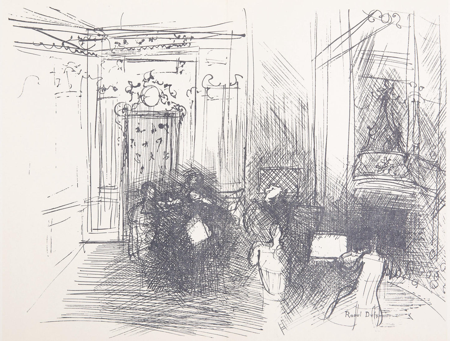 Raoul Dufy, Dessin, Lettre Mon Peintre Raoul Dufy, Lithograph