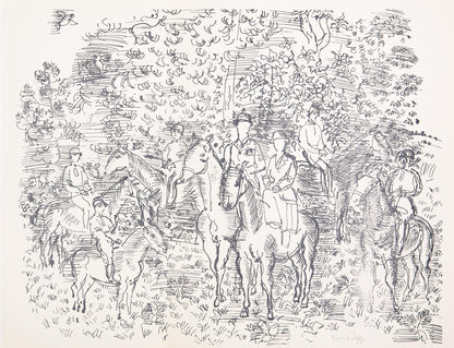 Raoul Dufy, Dessin, Lettre Mon Peintre Raoul Dufy, Lithograph