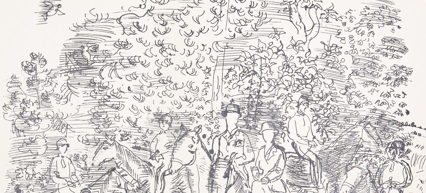 Raoul Dufy, Dessin, Lettre Mon Peintre Raoul Dufy, Lithograph