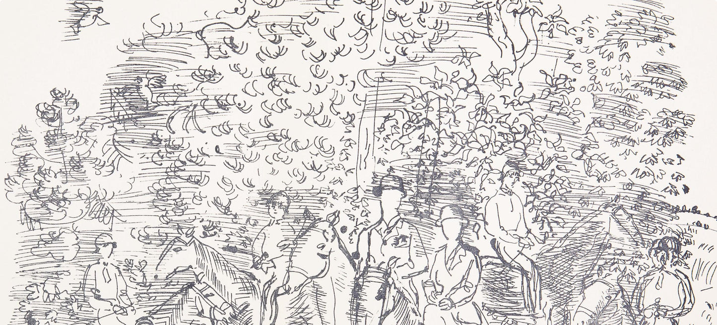 Raoul Dufy, Dessin, Lettre Mon Peintre Raoul Dufy, Lithograph