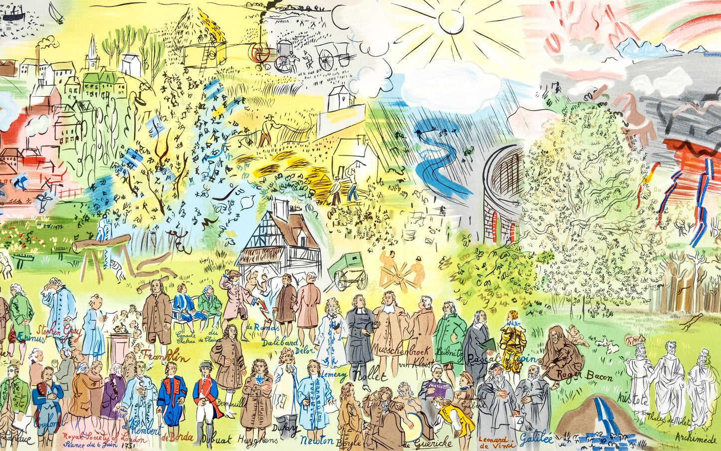 Raoul Dufy, Tudes: Histoire De L'Lectricit, Lettre Mon Peintre Raoul Dufy, Lithograph