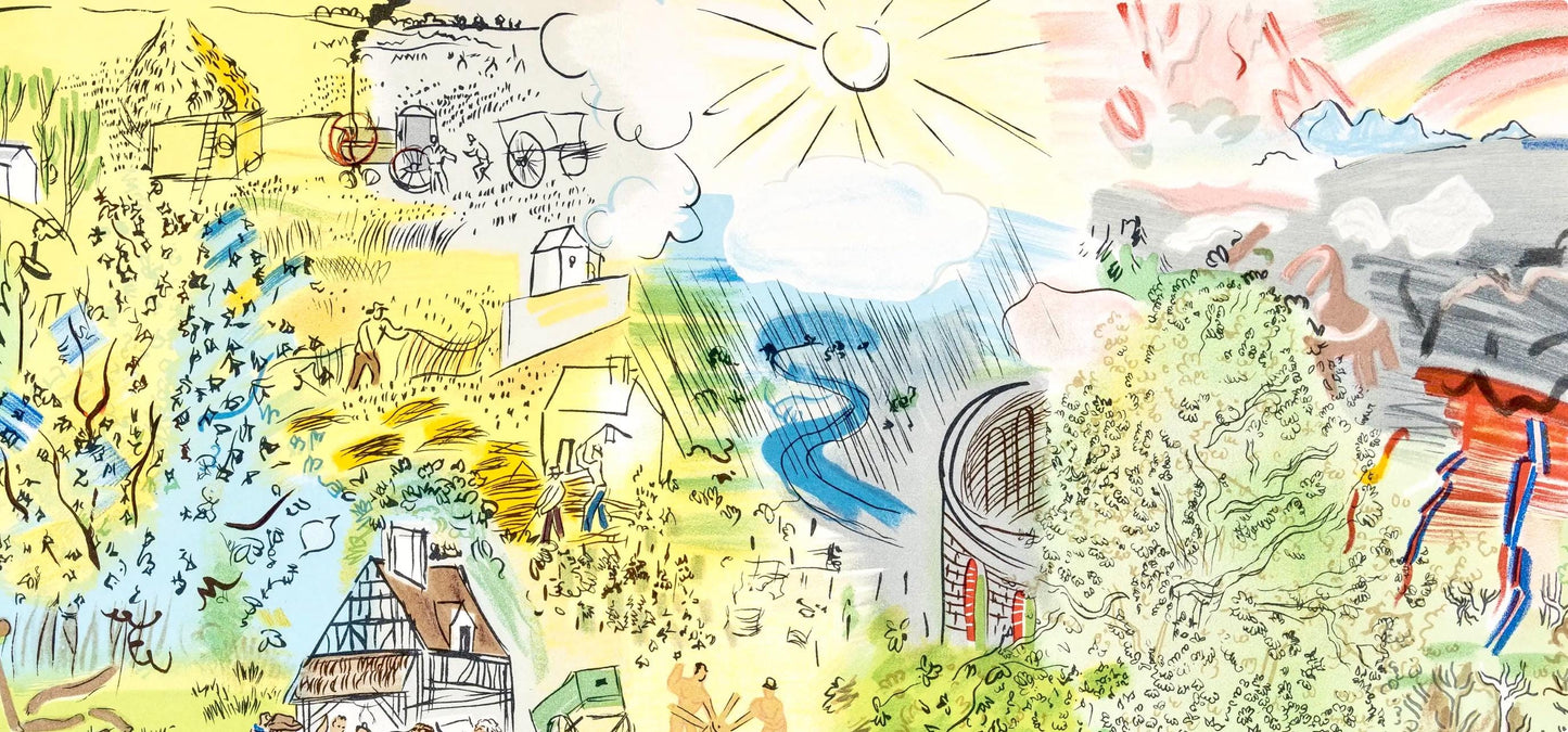 Raoul Dufy, Tudes: Histoire De L'Lectricit, Lettre Mon Peintre Raoul Dufy, Lithograph