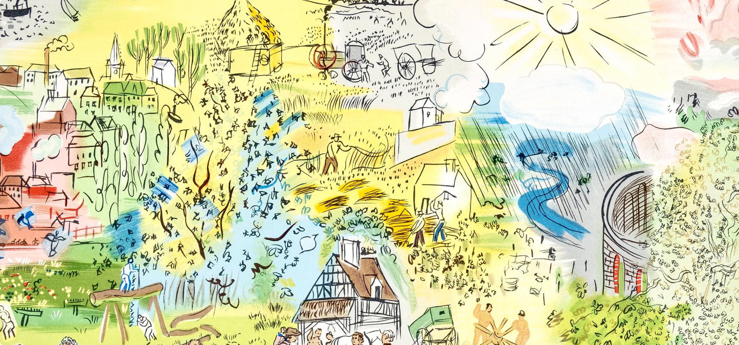 Raoul Dufy, Tudes: Histoire De L'Lectricit, Lettre Mon Peintre Raoul Dufy, Lithograph