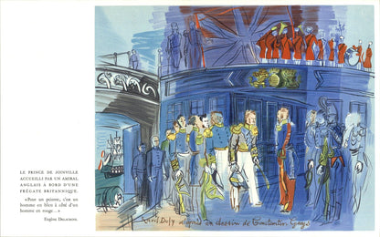 Raoul Dufy, Le Prince De Joinville Reu Bord D'Une Fregate Anglaise, Lettre Mon Peintre Raoul Dufy,