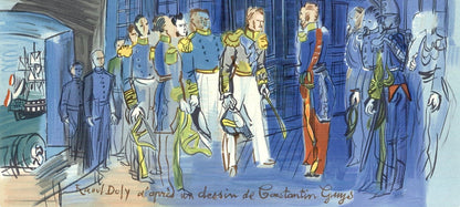 Raoul Dufy, Le Prince De Joinville Reu Bord D'Une Fregate Anglaise, Lettre Mon Peintre Raoul Dufy,