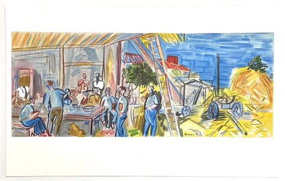 Raoul Dufy, Les Moissonneurs, Lettre Mon Peintre Raoul Dufy, Lithograph