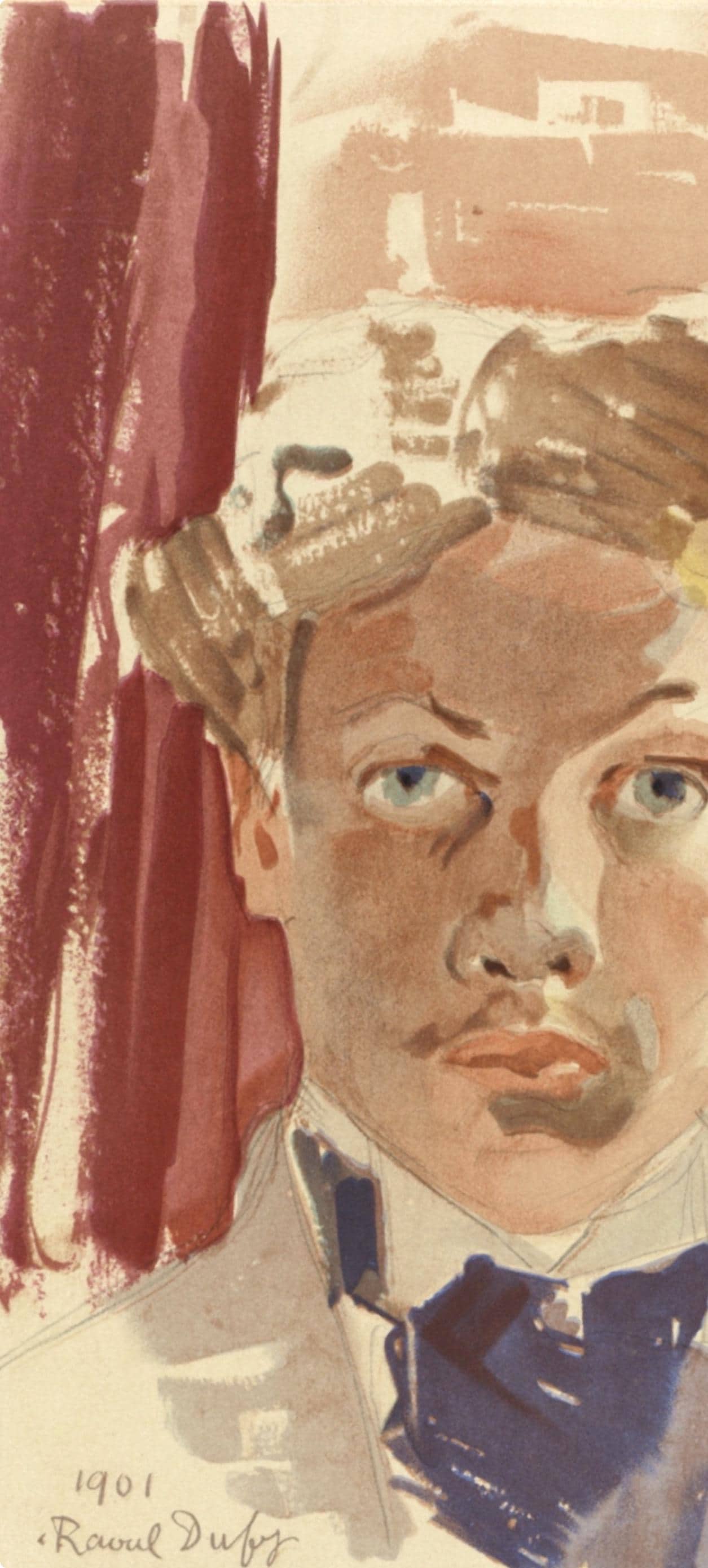 Raoul Dufy, Autoportrait, Lettre Mon Peintre Raoul Dufy, Lithograph