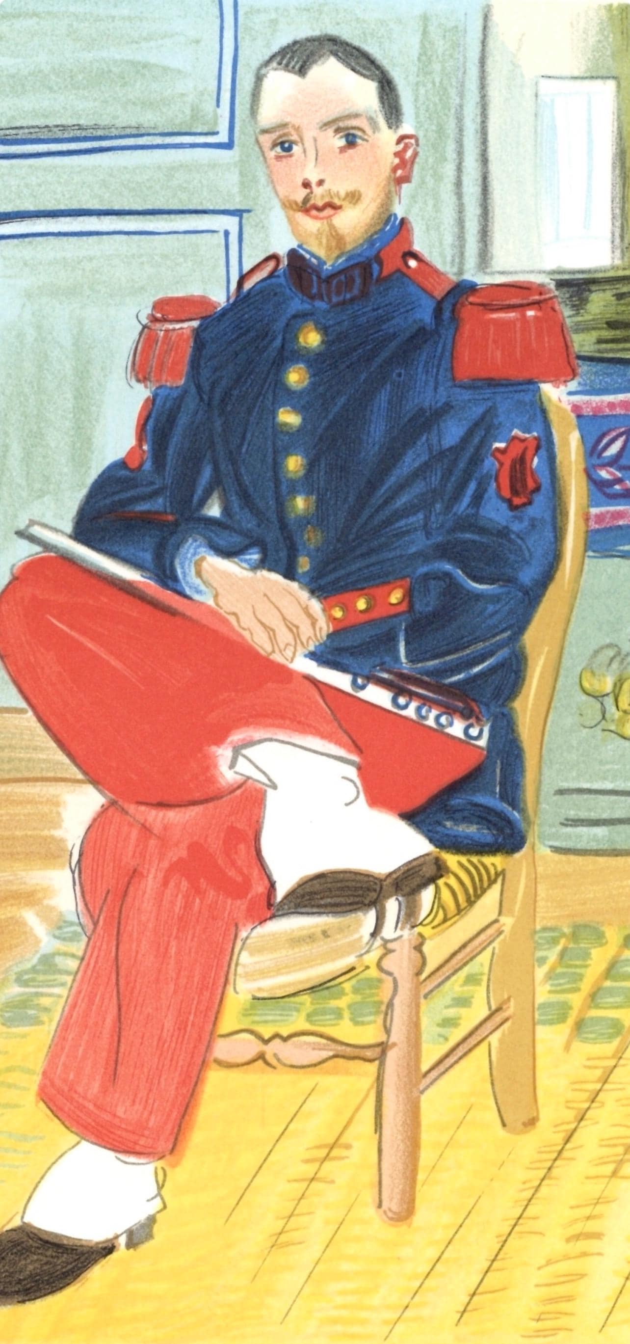 Raoul Dufy, Le Fltiste, Rplique, Lettre Mon Peintre Raoul Dufy, Lithograph