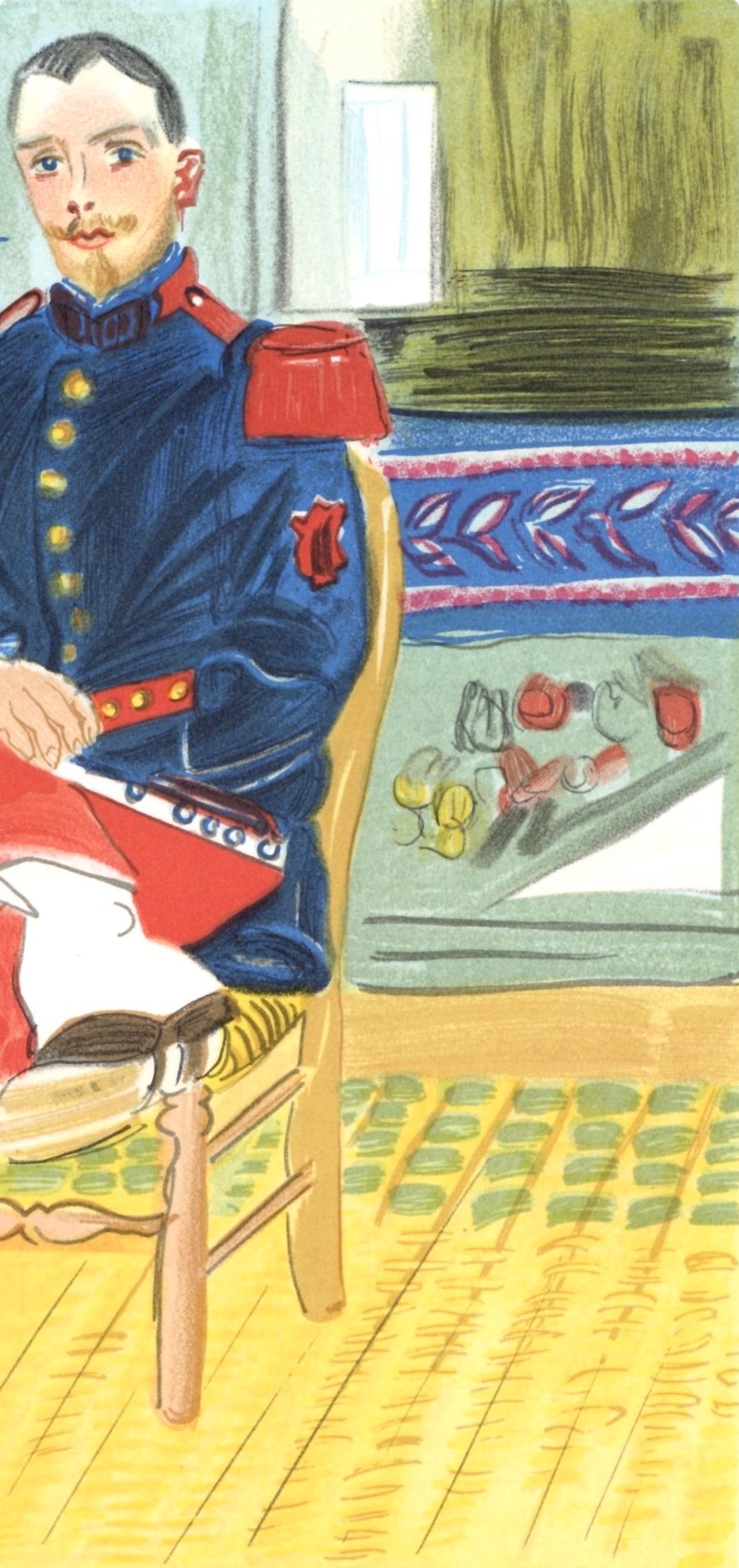 Raoul Dufy, Le Fltiste, Rplique, Lettre Mon Peintre Raoul Dufy, Lithograph