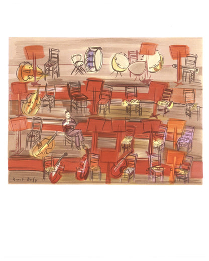 Raoul Dufy, L'Entracte, Lettre Mon Peintre Raoul Dufy, Lithograph