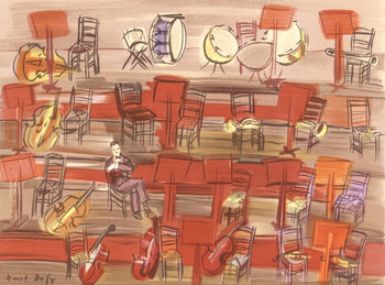 Raoul Dufy, L'Entracte, Lettre Mon Peintre Raoul Dufy, Lithograph