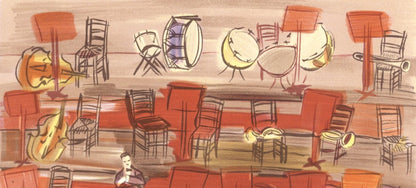 Raoul Dufy, L'Entracte, Lettre Mon Peintre Raoul Dufy, Lithograph