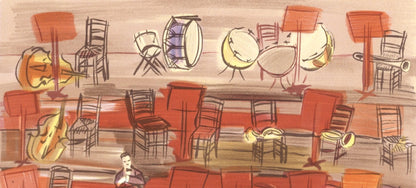 Raoul Dufy, L'Entracte, Lettre Mon Peintre Raoul Dufy, Lithograph