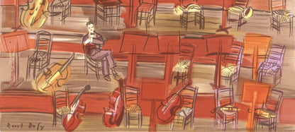 Raoul Dufy, L'Entracte, Lettre Mon Peintre Raoul Dufy, Lithograph