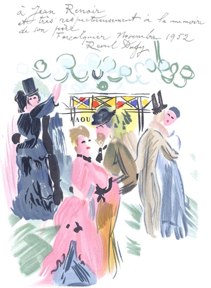 Raoul Dufy, Hommage Renoir, Lettre Mon Peintre Raoul Dufy, Lithograph