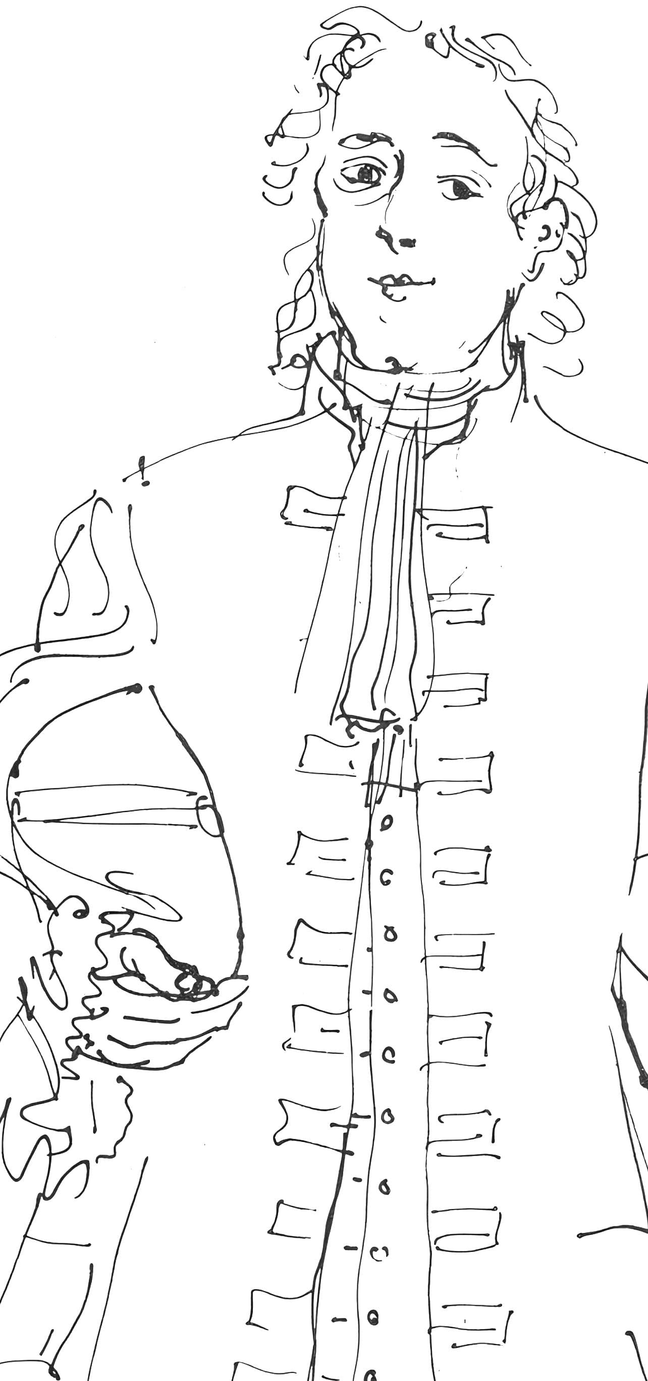 Raoul Dufy, Isaac Newton, Lettre Mon Peintre Raoul Dufy, Lithograph