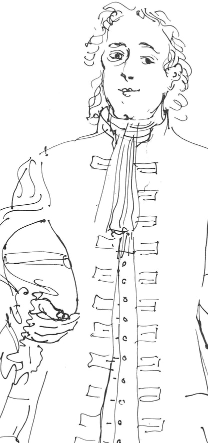 Raoul Dufy, Isaac Newton, Lettre Mon Peintre Raoul Dufy, Lithograph