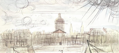 Salvador Dali, L'Acadmie De Paris, Signed, Offset Lithograph