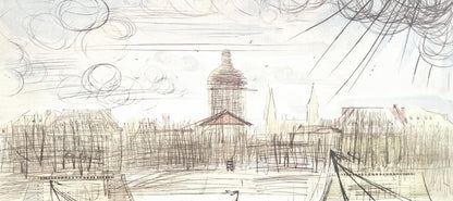 Salvador Dali, L'Acadmie De Paris, Signed, Offset Lithograph