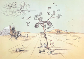 Salvador Dali, Tlphone Dsincarn, Signed, Offset Lithograph
