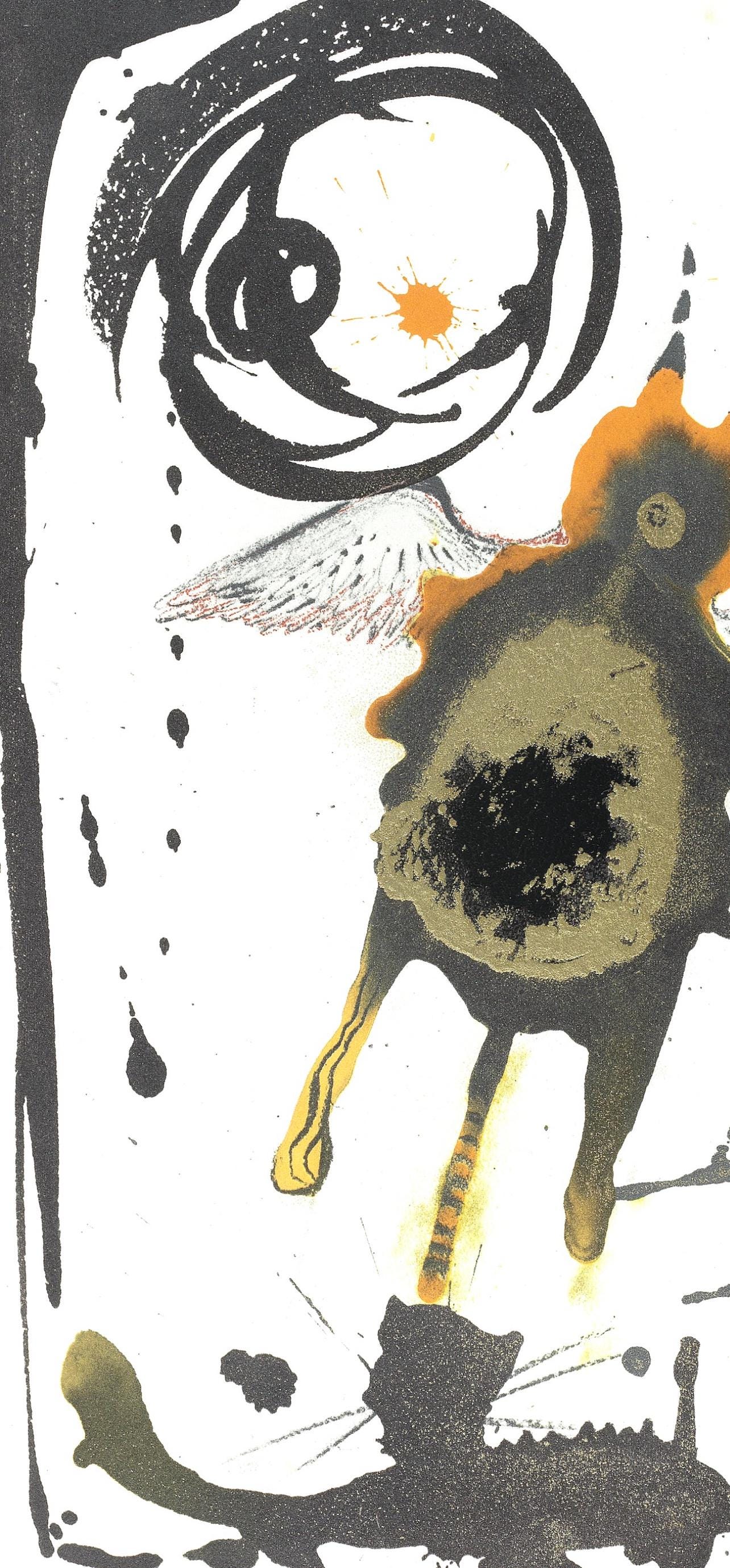 Salvador Dali, Composition (Michler/Lpsinger 1600; Field 69-3), Biblia Sacra, Lithograph