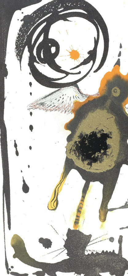 Salvador Dali, Composition (Michler/Lpsinger 1600; Field 69-3), Biblia Sacra, Lithograph