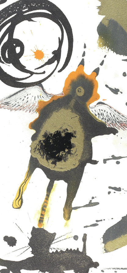 Salvador Dali, Composition (Michler/Lpsinger 1600; Field 69-3), Biblia Sacra, Lithograph