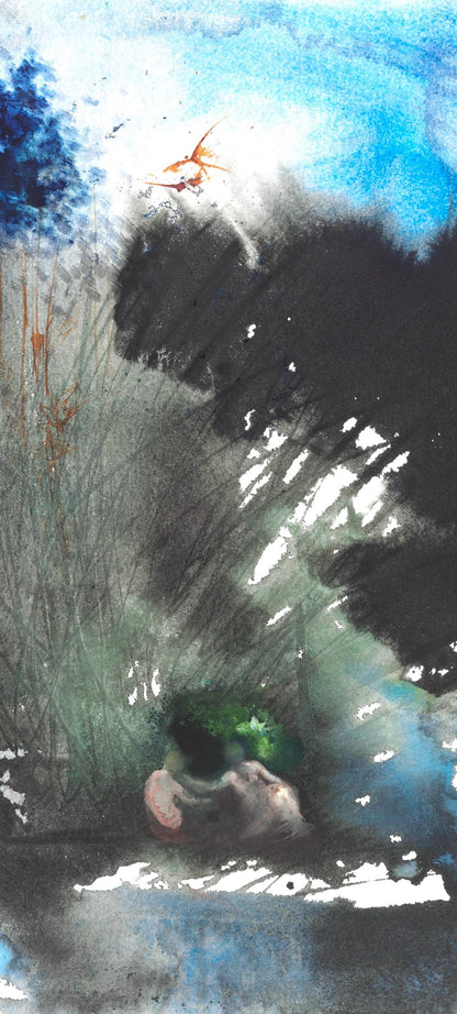 Salvador Dali, Composition (Michler/Lpsinger 1600; Field 69-3), Biblia Sacra, Lithograph