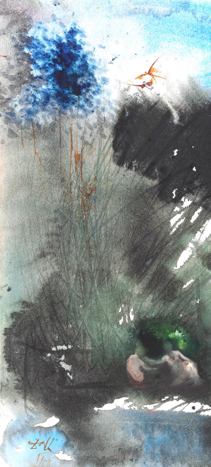 Salvador Dali, Composition (Michler/Lpsinger 1600; Field 69-3), Biblia Sacra, Lithograph