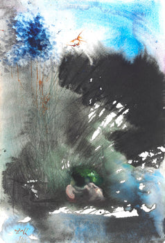 Salvador Dali, Composition (Michler/Lpsinger 1600; Field 69-3), Biblia Sacra, Lithograph