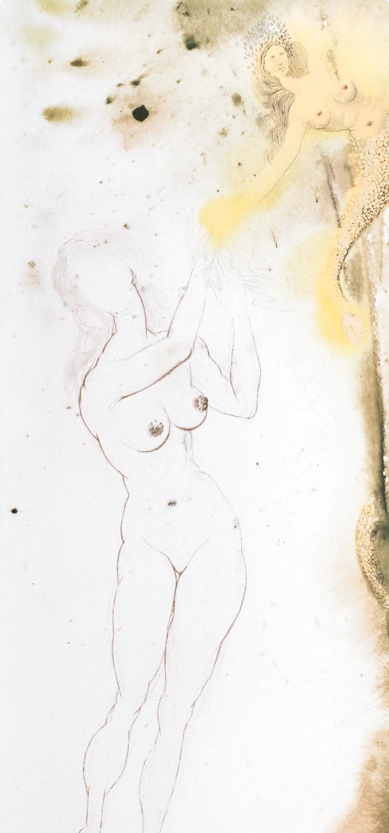 Salvador Dali, Composition (Michler/Lpsinger 1600; Field 69-3), Biblia Sacra, Lithograph