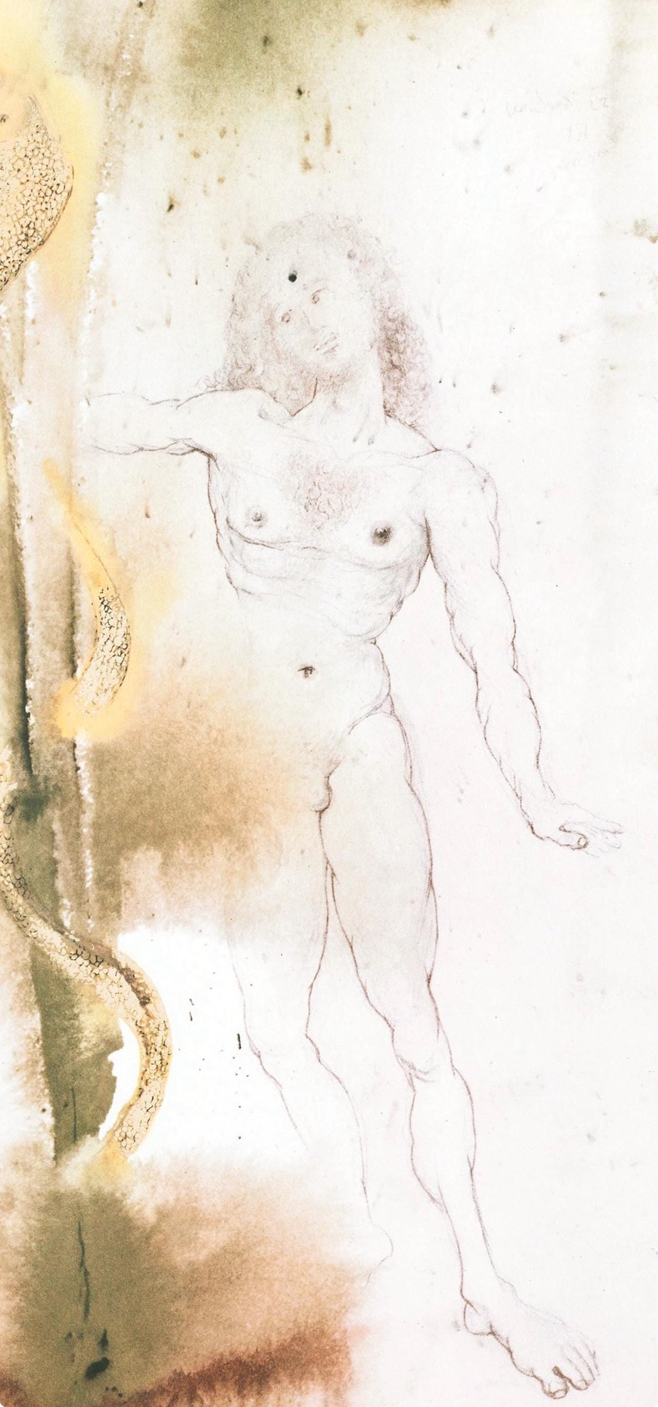 Salvador Dali, Composition (Michler/Lpsinger 1600; Field 69-3), Biblia Sacra, Lithograph