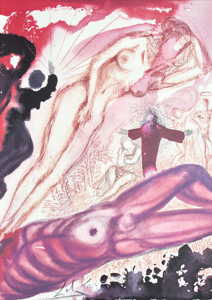 Salvador Dali, Composition (Michler/Lpsinger 1600; Field 69-3), Biblia Sacra, Lithograph