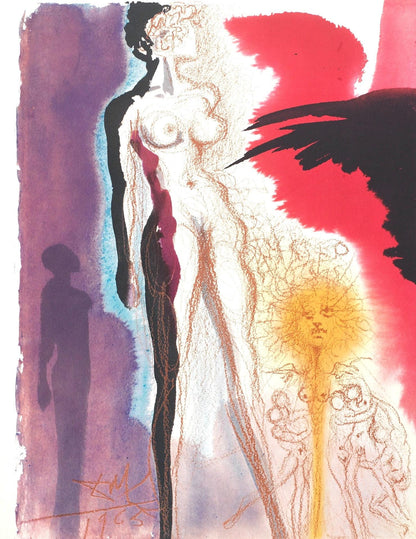 Salvador Dali, Composition (Michler/Lpsinger 1600; Field 69-3), Biblia Sacra, Lithograph