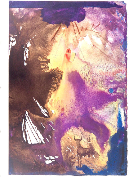 Salvador Dali, Composition (Michler/Lpsinger 1600; Field 69-3), Biblia Sacra, Lithograph