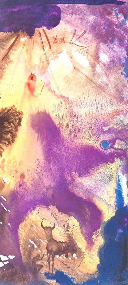 Salvador Dali, Composition (Michler/Lpsinger 1600; Field 69-3), Biblia Sacra, Lithograph