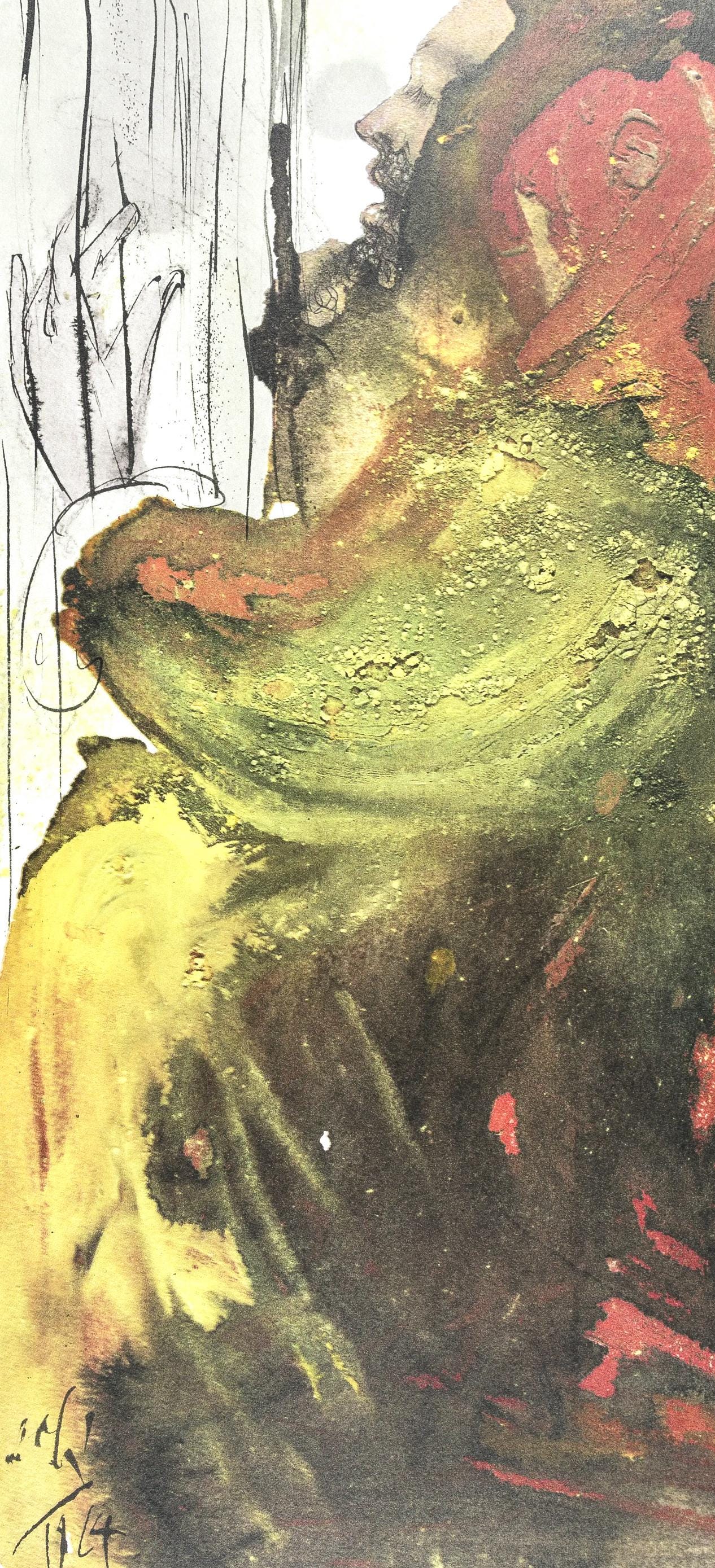 Salvador Dali, Composition (Michler/Lpsinger 1600; Field 69-3), Biblia Sacra, Lithograph