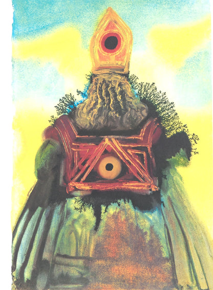 Salvador Dali, Composition (Michler/Lpsinger 1600; Field 69-3), Biblia Sacra, Lithograph