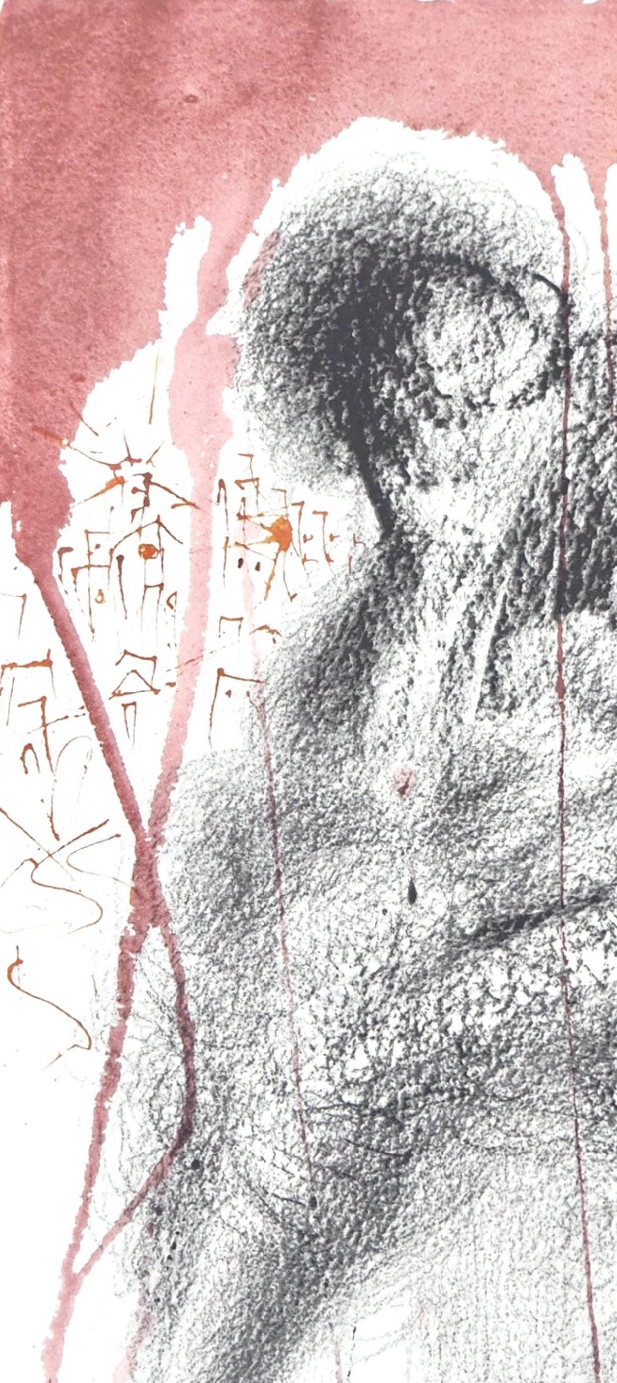 Salvador Dali, Composition (Michler/Lpsinger 1600; Field 69-3), Biblia Sacra, Lithograph