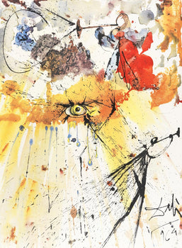 Salvador Dali, Composition (Michler/Lpsinger 1600; Field 69-3), Biblia Sacra, Lithograph