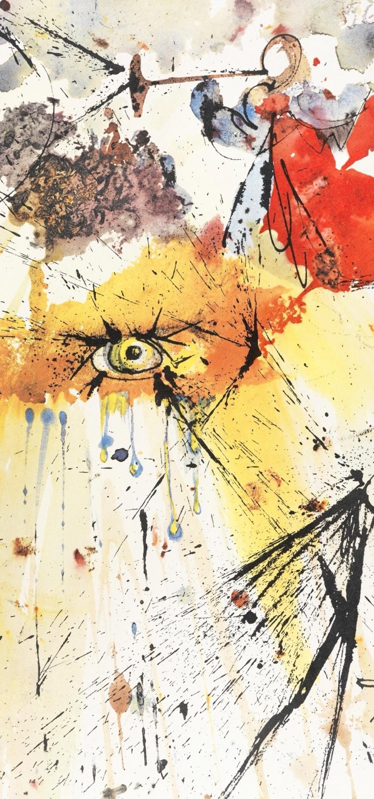 Salvador Dali, Composition (Michler/Lpsinger 1600; Field 69-3), Biblia Sacra, Lithograph